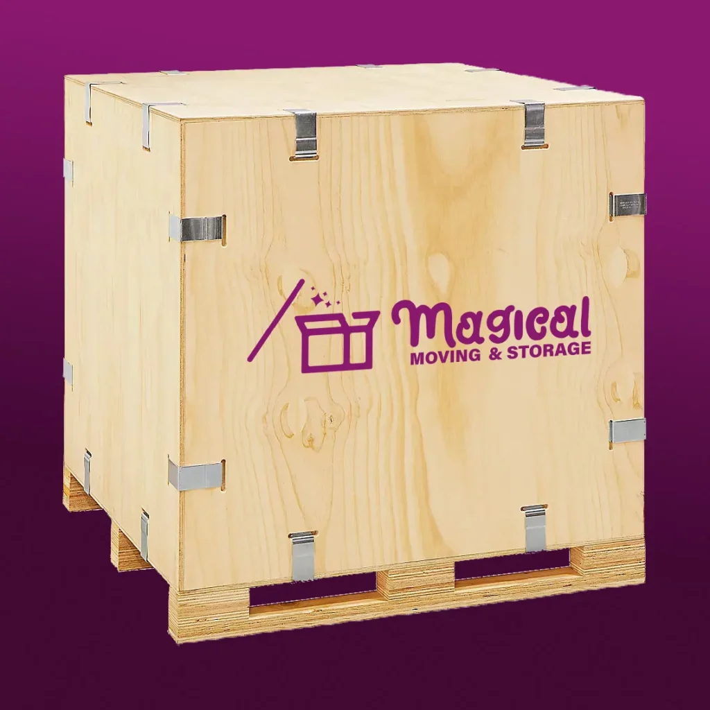 Wooden Crate Move at Magical Moving & Storage