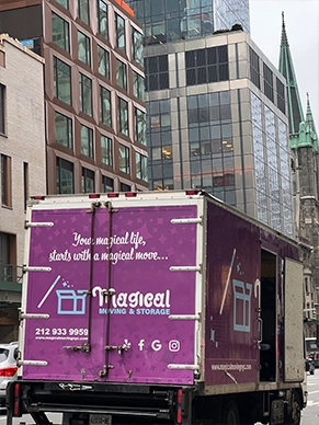 moving queens NYC relocation service truck from Magical Moving & Storage